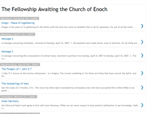 Tablet Screenshot of churchofenoch.blogspot.com