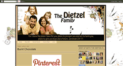 Desktop Screenshot of dietzelfamily.blogspot.com