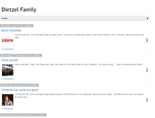 Tablet Screenshot of dietzelfamily.blogspot.com