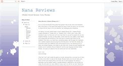 Desktop Screenshot of nana-reviews.blogspot.com