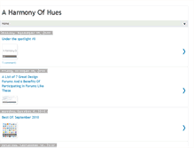 Tablet Screenshot of aharmonyofhues.blogspot.com