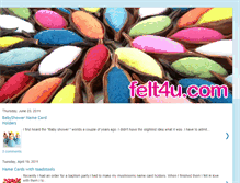 Tablet Screenshot of felt4u.blogspot.com