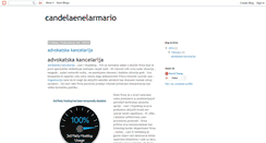 Desktop Screenshot of candelaenelarmario.blogspot.com