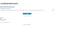 Tablet Screenshot of candelaenelarmario.blogspot.com
