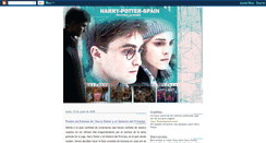 Desktop Screenshot of harry-potter-spain.blogspot.com
