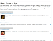 Tablet Screenshot of notesfromtheskye.blogspot.com