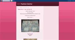 Desktop Screenshot of fashioncatcher.blogspot.com