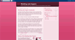 Desktop Screenshot of monogram-wedding-cake-toppers.blogspot.com