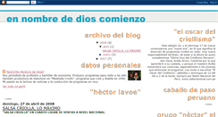 Desktop Screenshot of ennombrededioscomienzo.blogspot.com