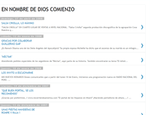 Tablet Screenshot of ennombrededioscomienzo.blogspot.com
