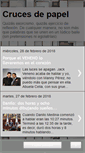 Mobile Screenshot of crucesdepapel.blogspot.com