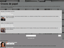 Tablet Screenshot of crucesdepapel.blogspot.com