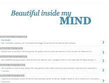 Tablet Screenshot of beautifulinsidemymind.blogspot.com