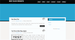 Desktop Screenshot of bestblogwidgets.blogspot.com
