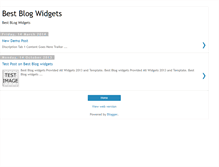 Tablet Screenshot of bestblogwidgets.blogspot.com