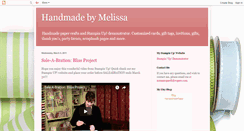 Desktop Screenshot of handmadebymelissa.blogspot.com