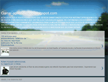 Tablet Screenshot of ganar-aprendiendo.blogspot.com