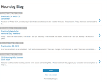 Tablet Screenshot of houndogswim.blogspot.com
