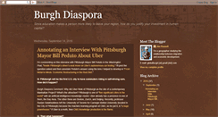 Desktop Screenshot of burghdiaspora.blogspot.com