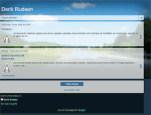 Tablet Screenshot of derikrudeen.blogspot.com
