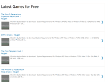 Tablet Screenshot of latestgamesforfree.blogspot.com