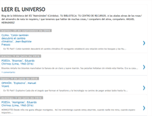 Tablet Screenshot of leereluniverso.blogspot.com