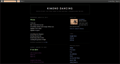 Desktop Screenshot of kimonodancing.blogspot.com