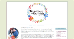 Desktop Screenshot of ofdandelionsanddaffodils.blogspot.com