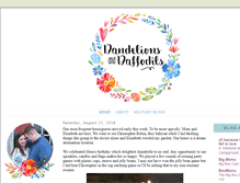 Tablet Screenshot of ofdandelionsanddaffodils.blogspot.com