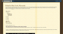 Desktop Screenshot of polandpinecreek.blogspot.com