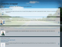 Tablet Screenshot of linalottascrappar.blogspot.com