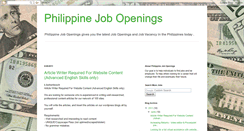 Desktop Screenshot of online-jobs-philippines.blogspot.com