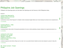 Tablet Screenshot of online-jobs-philippines.blogspot.com