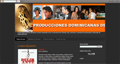 Desktop Screenshot of produccionesdominicanas.blogspot.com