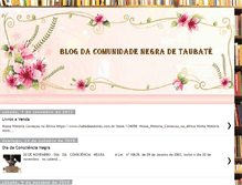 Tablet Screenshot of comunidadenegradetaubate.blogspot.com