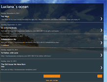 Tablet Screenshot of lucianasocean.blogspot.com