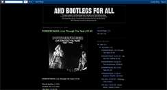 Desktop Screenshot of bootlegs4all.blogspot.com