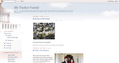 Desktop Screenshot of mytuckerfamily.blogspot.com