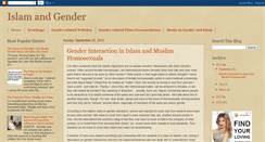 Desktop Screenshot of islam-and-gender.blogspot.com