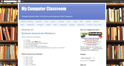 Desktop Screenshot of mycomputerclassroom.blogspot.com