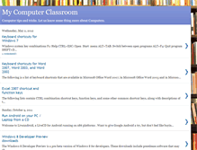 Tablet Screenshot of mycomputerclassroom.blogspot.com