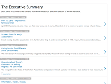 Tablet Screenshot of execsum.blogspot.com