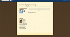 Desktop Screenshot of kadikj.blogspot.com