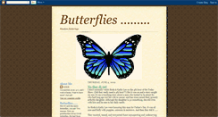 Desktop Screenshot of joycesbutterflies.blogspot.com