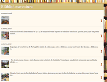 Tablet Screenshot of bibliotecaventura.blogspot.com