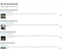 Tablet Screenshot of mysickeninglife.blogspot.com