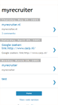 Mobile Screenshot of myrecruiter.blogspot.com
