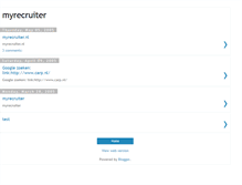 Tablet Screenshot of myrecruiter.blogspot.com