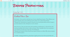 Desktop Screenshot of jadoreproductions.blogspot.com