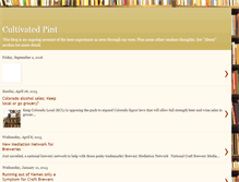 Tablet Screenshot of cultivatedpint.blogspot.com